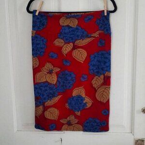 LulaRoe Hydrangea Skirt 